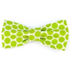 Bow Tie - Green Dots 2