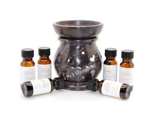 Diffusers dispense essential oils into the air.